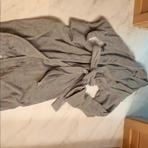 Victoria Secret long gray terry cloth robe